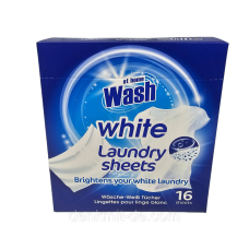 Салфетки проти передачі кольорів для білих речей At home Wash White 16 шт.