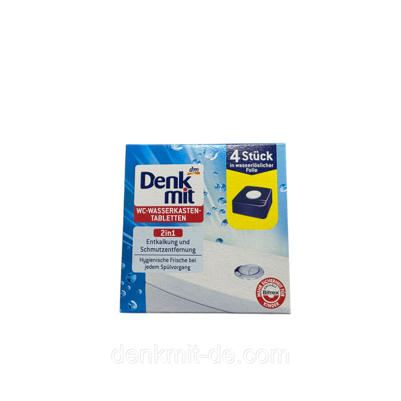 Таблетки для бачка унітаза Denkmit WC 4 шт.