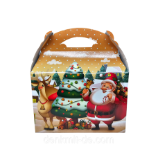 Коробка новорічна пакувальна 1000 гр  Ялинка