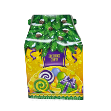 Коробка новорічна пакувальна  700 гр Цукерка