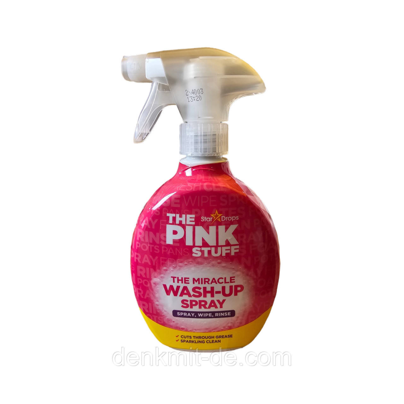 Засіб для миття посуду та чищення всіх поверхонь від жиру The Pink Stuff, 500 мл Засіб для миття посуду та чищення всіх поверхонь від жиру The Pink Stuff, 500 мл