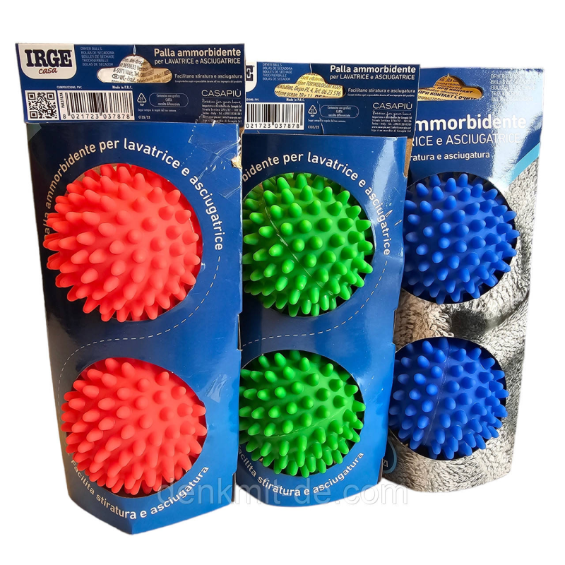Irge Кульки для помякшення білизни у пральній машині та сушарці 2 шт.