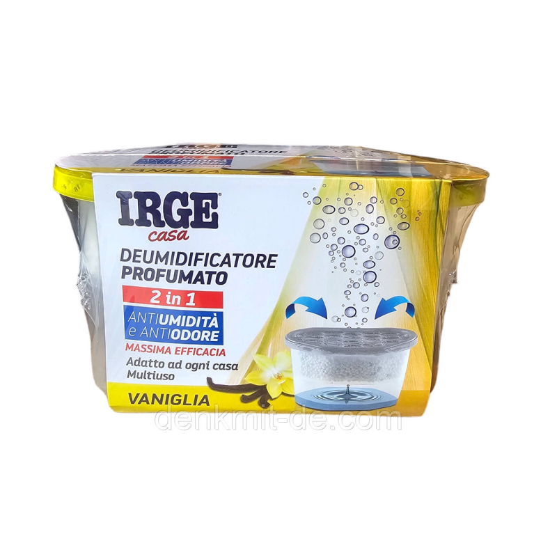 Irge Поглинач запаху і вологи Vaniglia 400 мл. Irge Поглинач запаху і вологи Vaniglia 400 мл.