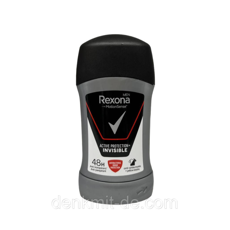 Дезодорант-антиперспірант стик Rexona Men Active Protection+Invisible, 50 мл Дезодорант-антиперспірант стик Rexona Men Active Protection+Invisible, 50 мл