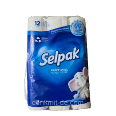 Паперові рушники Selpack  3-х шарові 12 шт.