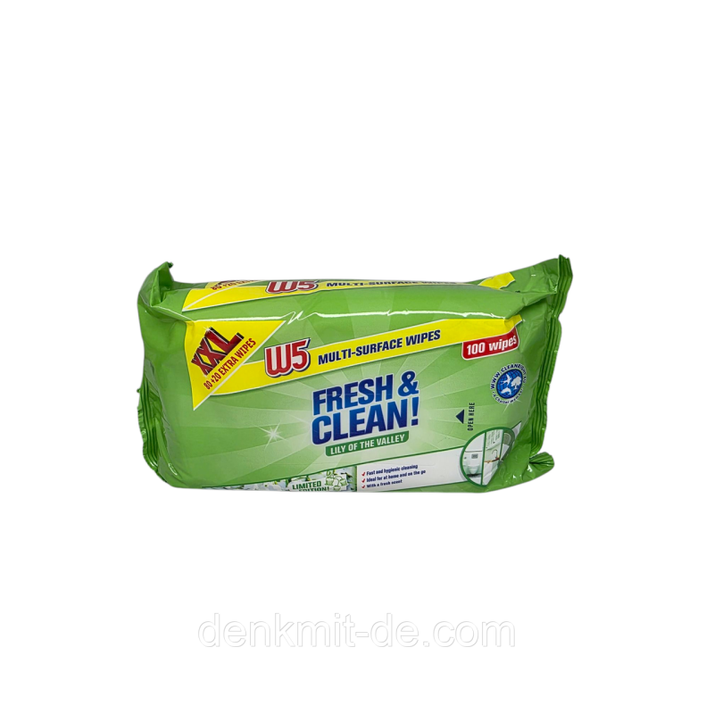 Серветки для прибирання в будинку W5 100 шт Серветки для прибирання в будинку W5 100 шт
