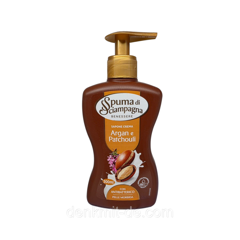 Рідке мило з арганою та пачулі Spuma di sciampagna 300 мл