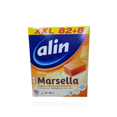 Alin Пральний порошок з марсельським милом, 5.130 кг 82+8 прань