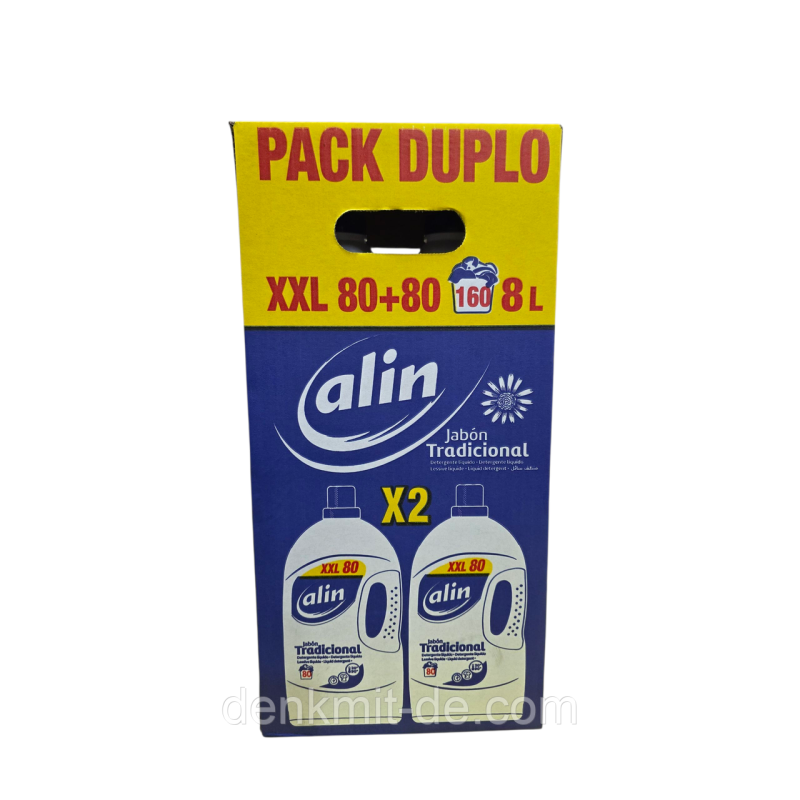 Alin Пральний порошок Tradicional, (2 x 4 л / 160 прань)