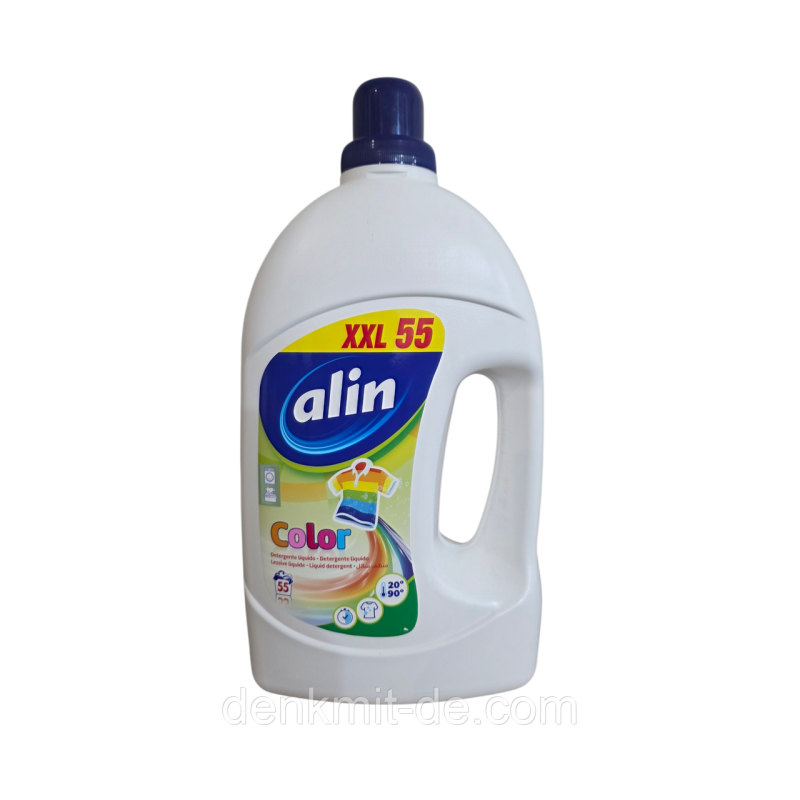 Alin Рідкий гелевий Пральний порошок Color, 2,75 л 55 прань