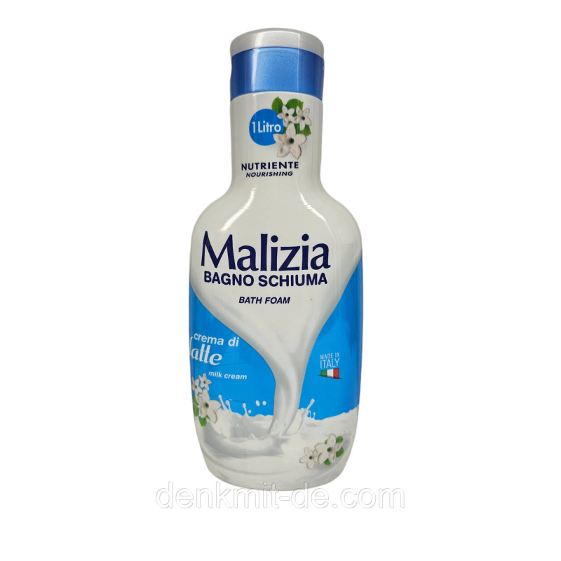 Malizia Гель для душу Milk Cream, 1000 мл