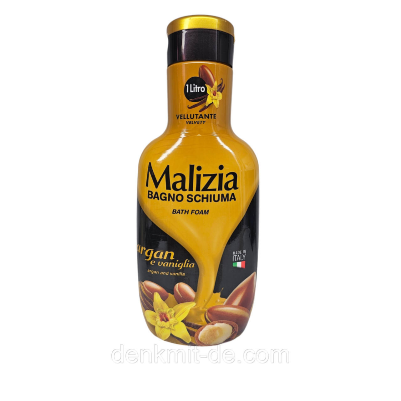 Malizia Гель для душу Argan and vanilla, 1000 мл