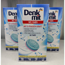 Таблетки для бачка унітаза з формулою крафту Denkmit WC 16 шт.