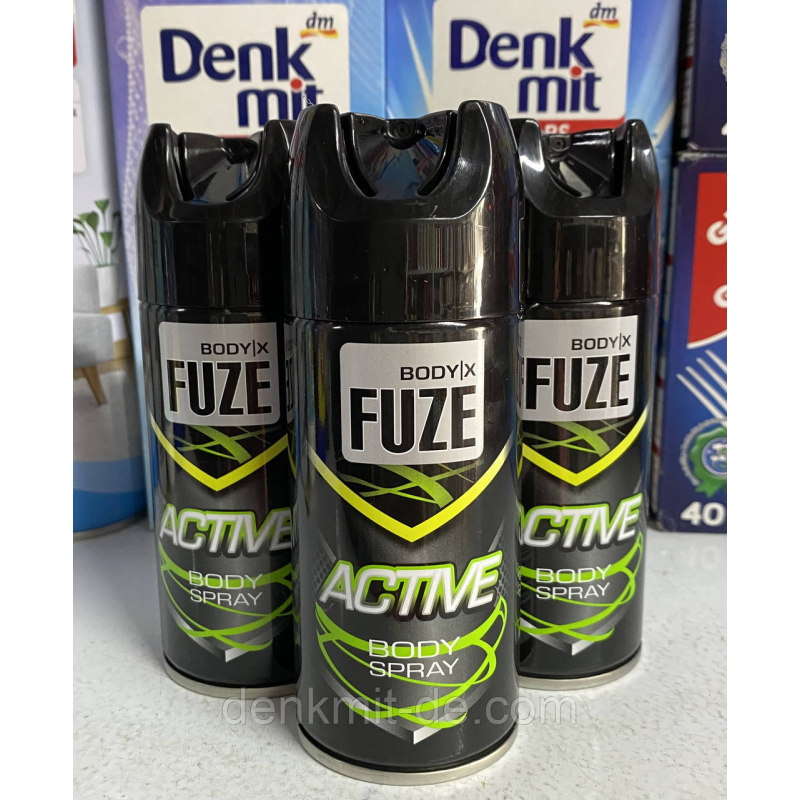 Дезодорантний спрей 150мл Body-X fuze активний. Дезодорантний спрей 150мл Body-X fuze активний.