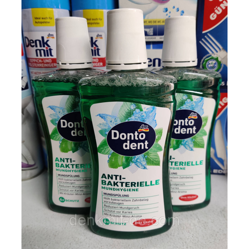 Ополіскувач для ротової порожнини Doncodent Mentol 500 мл Ополіскувач для ротової порожнини Doncodent Mentol 500 мл
