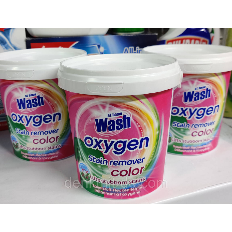 Плямовивідник для кольрового At Home Wash Oxygen Stain Remover 900 гр. Color Плямовивідник для кольрового At Home Wash Oxygen Stain Remover 900 гр. Color