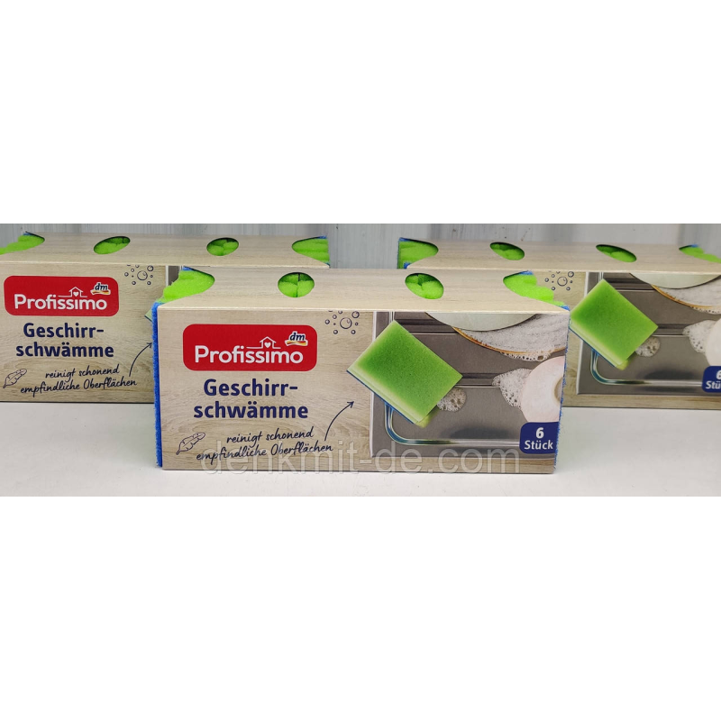 DM Profissimo Topfreiniger губки для миття каструль і сковорідок 6 шт