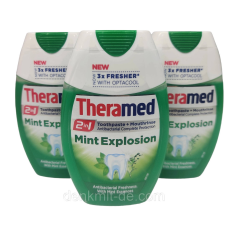 Зубна паста з дозатором TheraMed Mint Explosion, 75 мл  Термін до 05.2025 року