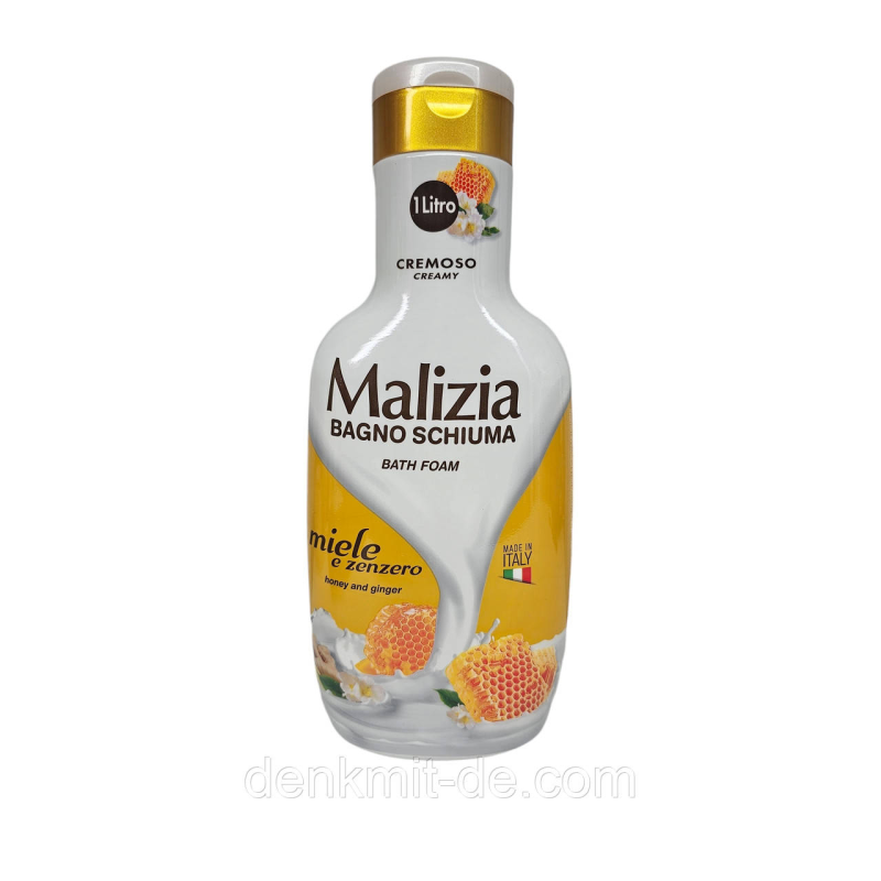 Malizia Гель для душу Honey and ginger, 1000 мл