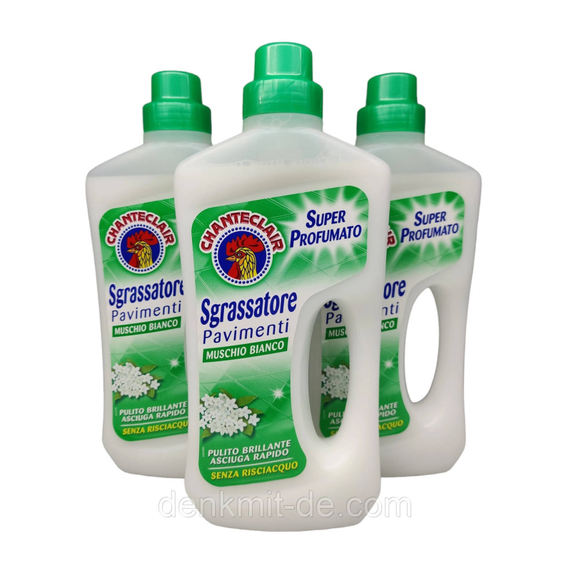 Засіб для миття підлоги Chante Clair Sgrassatore Pavimenti Muschio bianco 750 мл Засіб для миття підлоги Chante Clair Sgrassatore Pavimenti Muschio bianco 750 мл